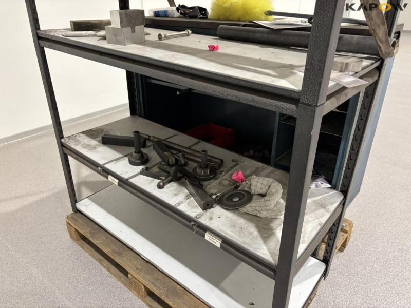 Shelving and workshop table 9