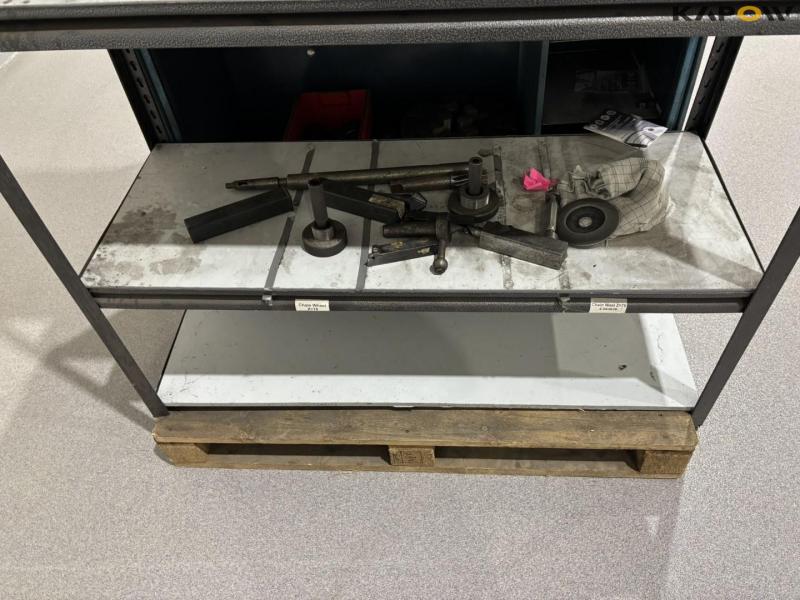 Shelving and workshop table 11