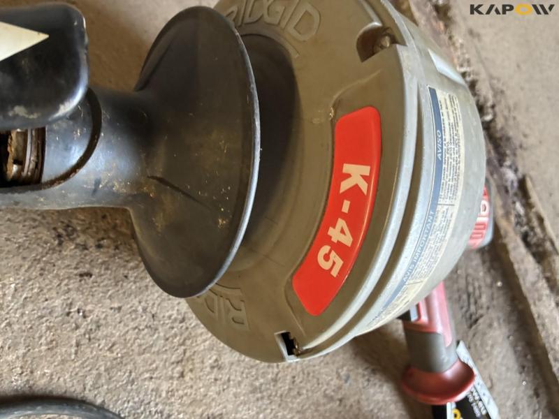 Ridgid K45 drain cleaner 6