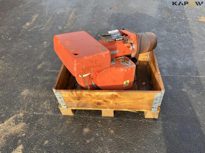 Riello oil boiler for drying cart 4