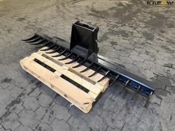 Rake with Hydrema hitch
