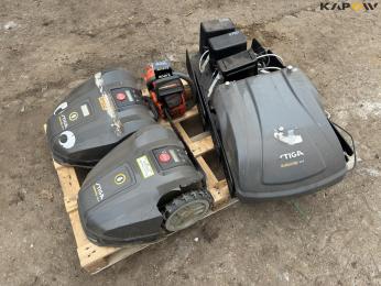 Robotic lawnmower and chainsaw