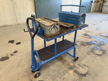 Trolley with tools