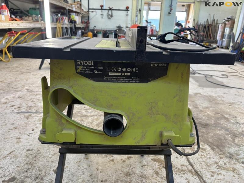 Ryobi RTS1800S table saw 13