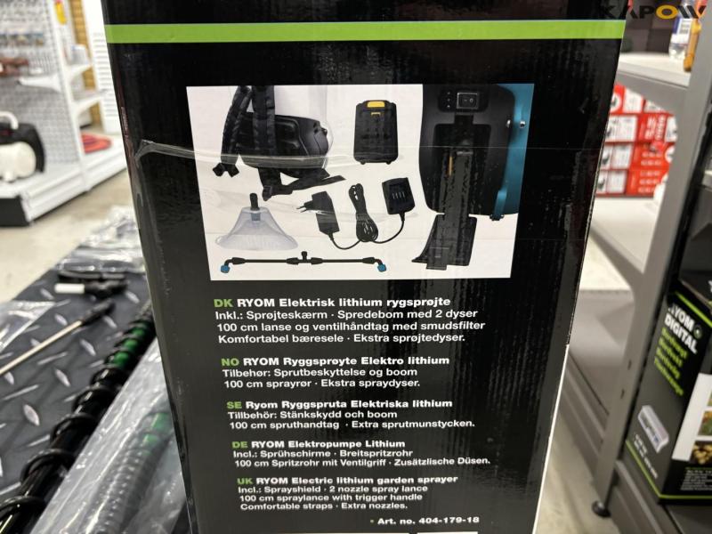 Ryom lithium garden sprayer and accessories 23