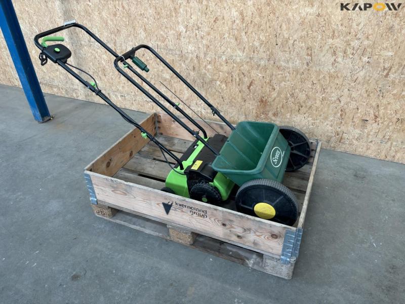 Seed wagon and lawn aerator 1