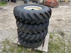 Schäffer/Weidemann BKT 7.00-15 complete wheels 5