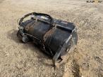 Sima S25 concrete mixer bucket with Weidermann hitch 5