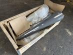 Swath divider set for Agco header 1