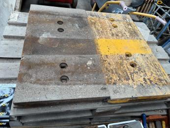 Cutting steel 41x74x3 cm 6 pcs