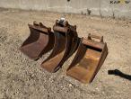Buckets with S40 hitch - 3 pcs. 1