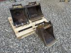 Mini excavator buckets - 3 pcs 1