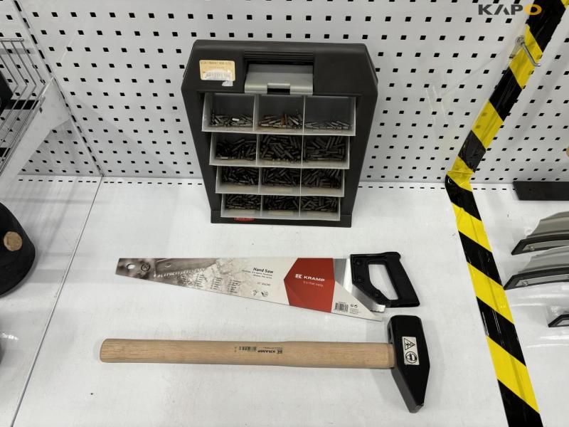 Screwdrivers, hammers, battery chargers and miscellaneous 37