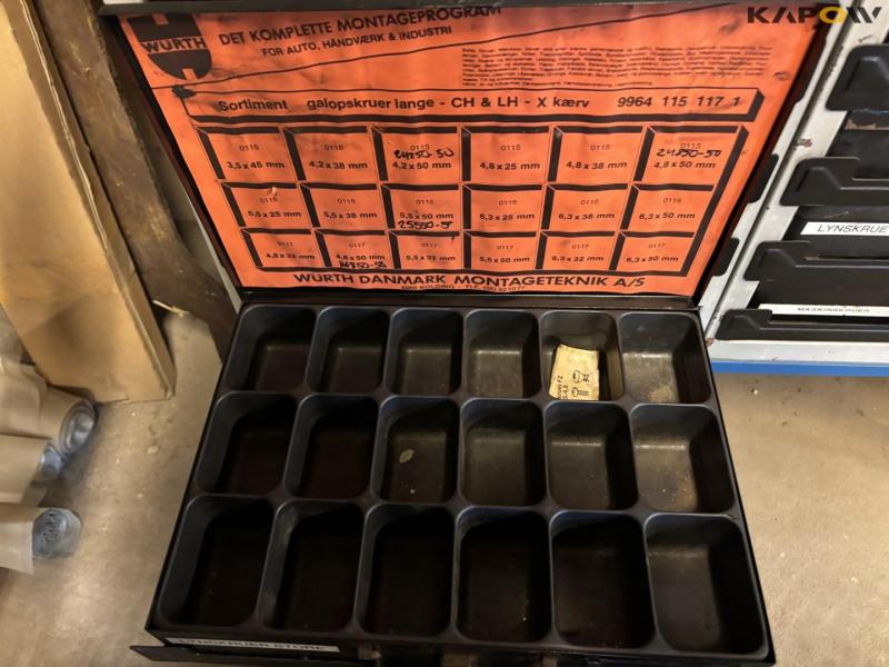 Drawer rack with miscellaneous items 25