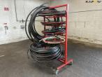 Hose rack with various hoses 1