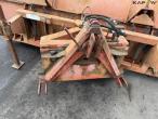 Snowplow with three-point hitch A-frame 12