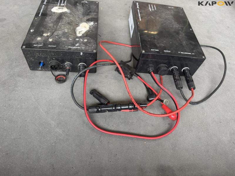 Solar cell system for charging 22