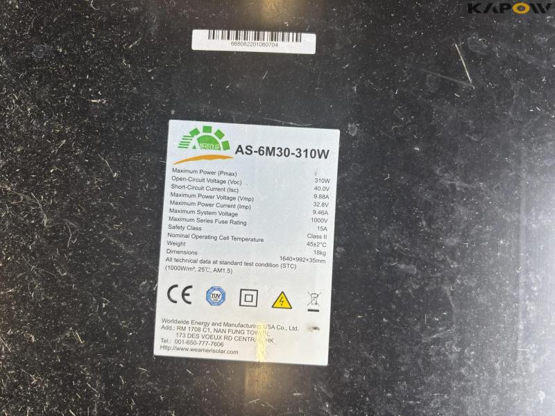 Solar cell system for charging 34