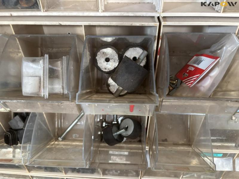 Assortment shelf with contents 9