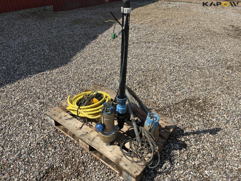 Wastewater pump + submersible pumps 1