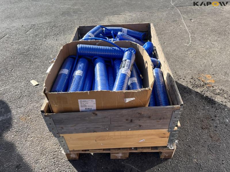 Spiral compressed air hose 7 meters - new 8