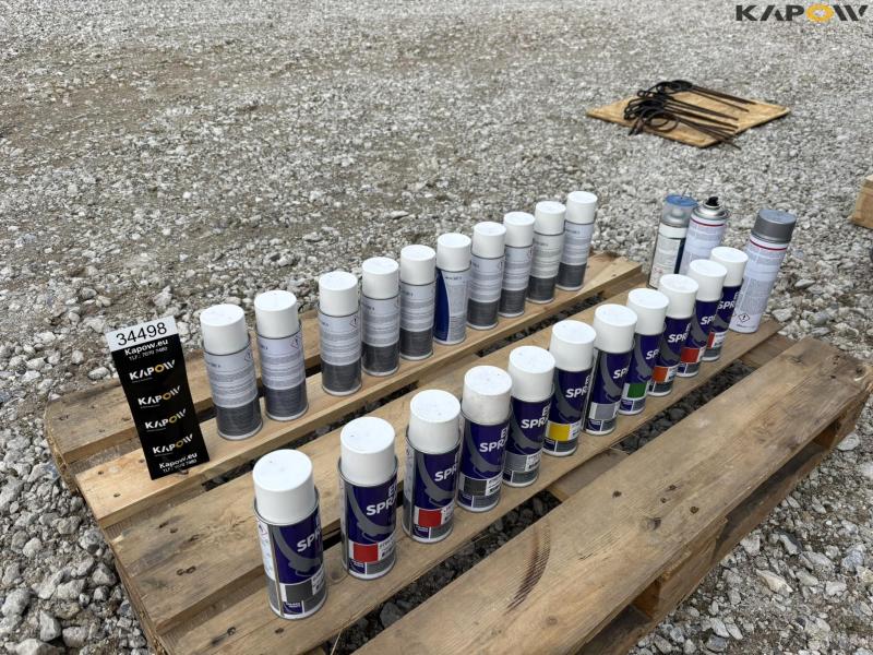 Spray paint Miscellaneous colors 25 pcs. - New 1