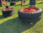 Sprayer wheels 320/90-54 and 320/80-42 4