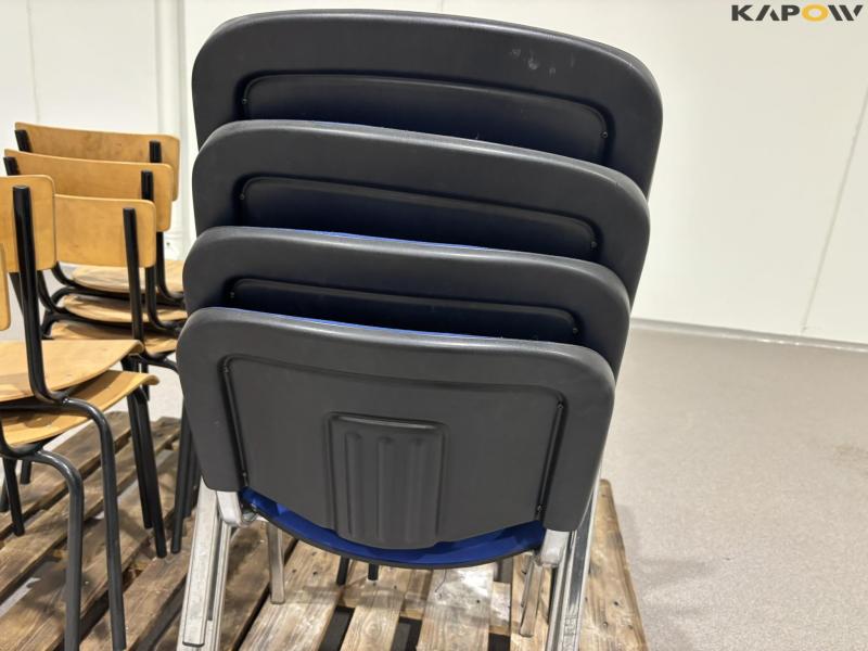 Stacking chairs 12 pcs. 11