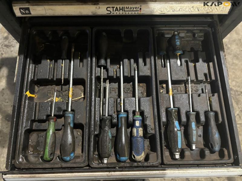 Stahl Mayer Workshop trolley with contents 12