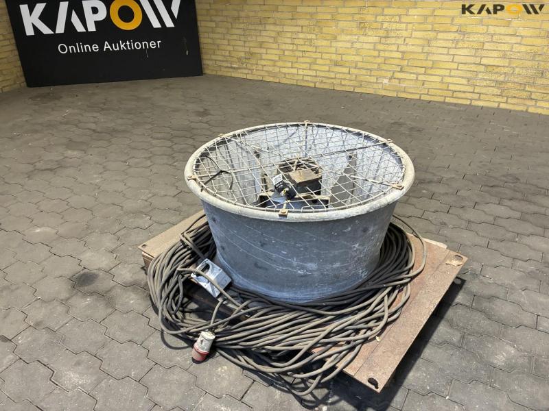 Large fan with cable and mounting plates 1
