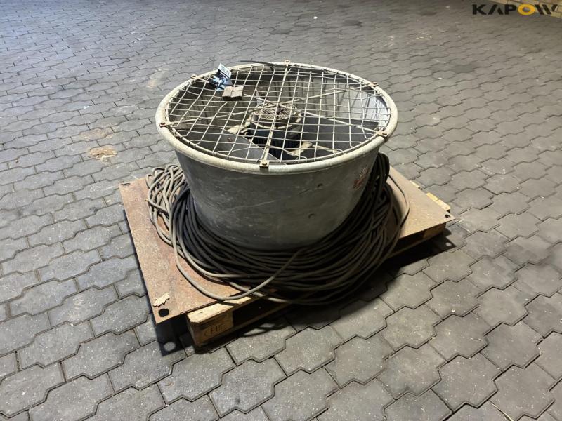 Large fan with cable and mounting plates 4