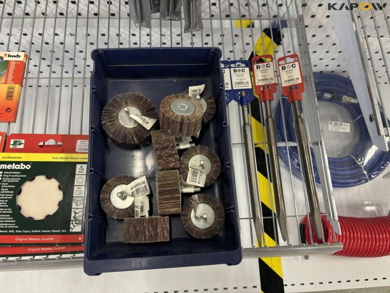 Large batch of drills, cutting discs and miscellaneous 49