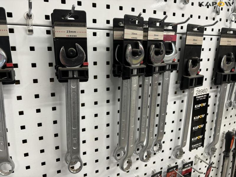 Large lot of combination wrenches and miscellaneous 7