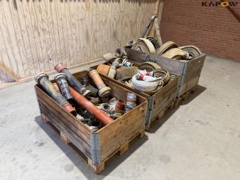 Large batch of water hoses