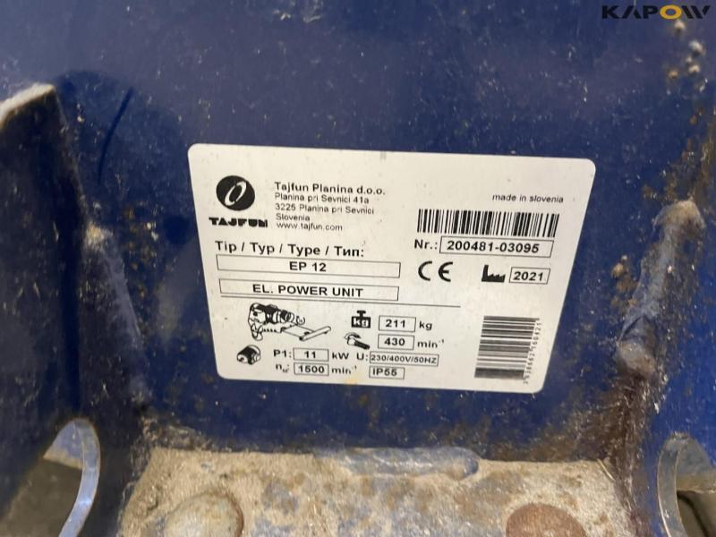 Tajfn EP12 electric motor with PTO outlet 9