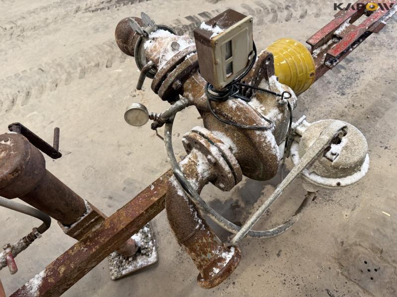 Tanker truck with pump. 15