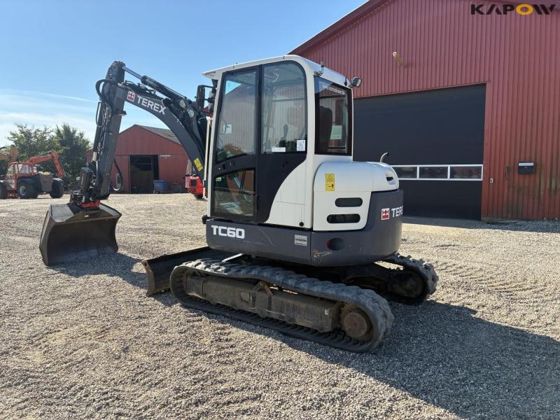 Terex TC60 excavator with RC2 tiltrotor 7