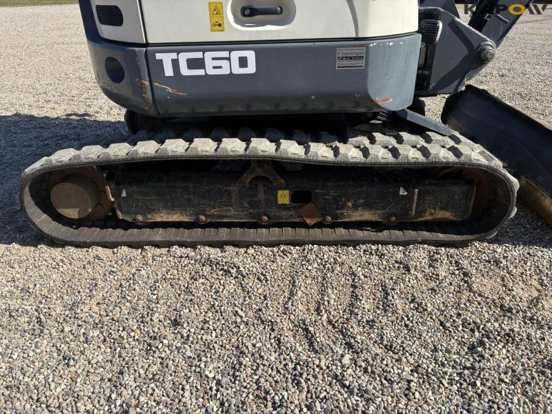 Terex TC60 excavator with RC2 tiltrotor 11