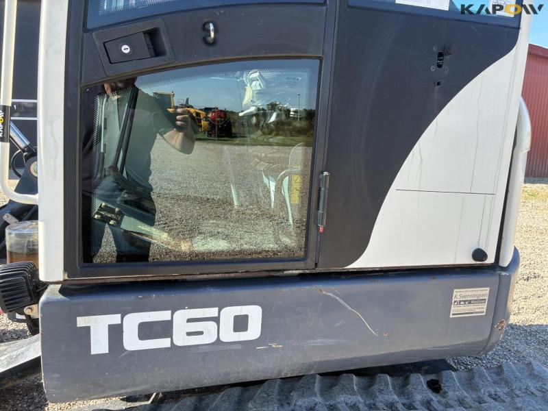 Terex TC60 excavator with RC2 tiltrotor 49