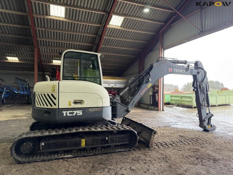 Terex TC75 excavator 4