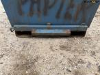 Tipping container for pallet forks 12