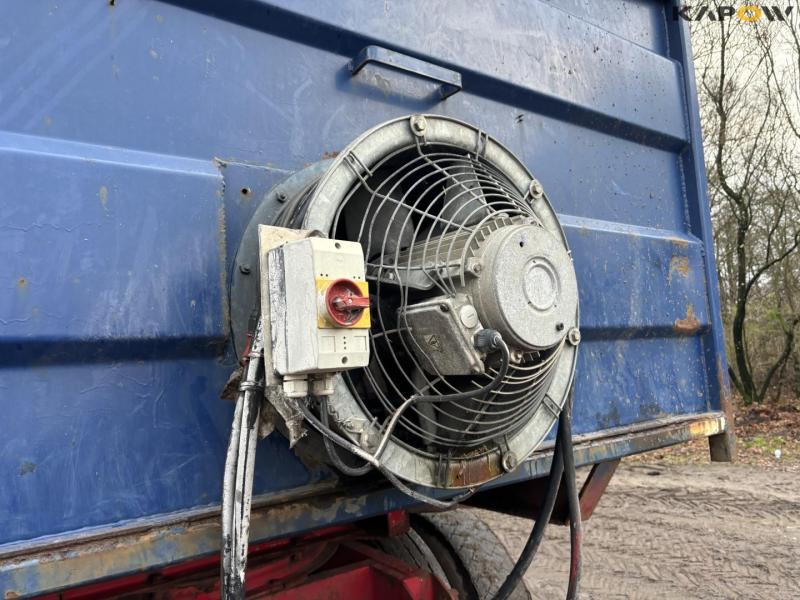 Tipper with drying channel 13