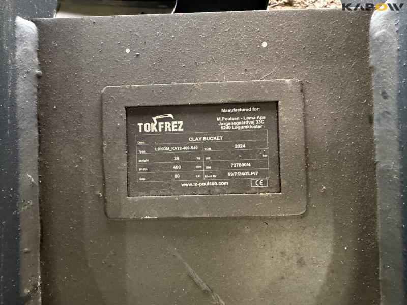 Tokfrez buckets with S40 hitch - 4 pcs. 16