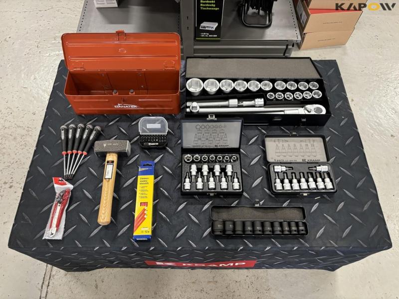 Socket wrench set, toolbox and miscellaneous 1