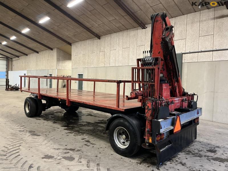 Trailer with crane 7
