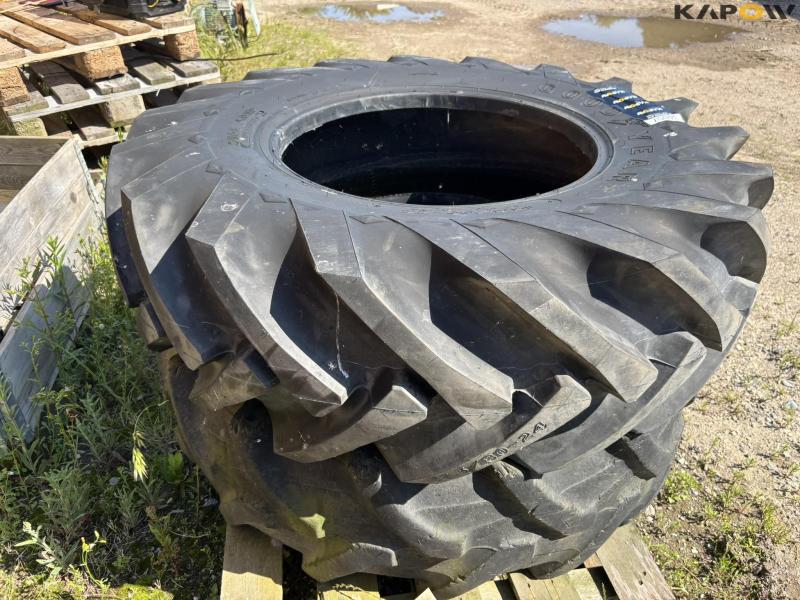 Tractor tires 15.5/80-24 + 14.9-24 3