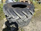 Tractor tires 15.5/80-24 + 14.9-24 2