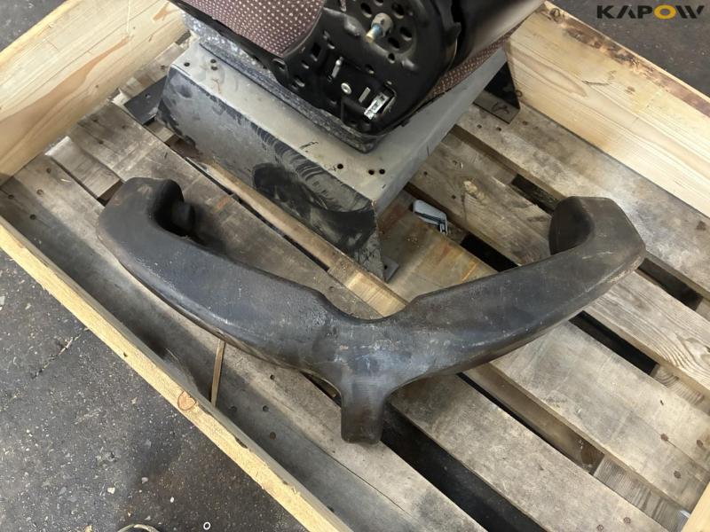 Tractor seat and cast iron frame 24