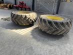 Twin wheels 650/85x38 with locks 1