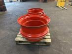 Twin wheel rims with a deformed inner ring 4